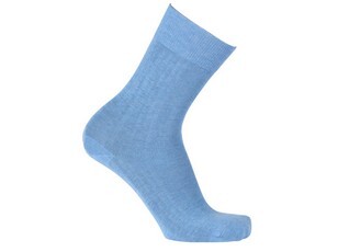 Chaussettes homme fines coton Bleu Chiné