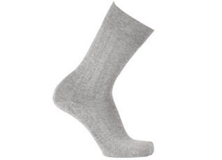 Chaussettes homme coton Gris Clair Chiné