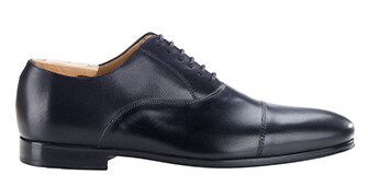 Richelieu homme Noir semelle gomme - LENNOX GOMME URBAN