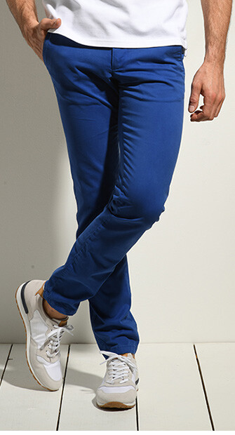 Pantalon chino homme Bleu - KYRK