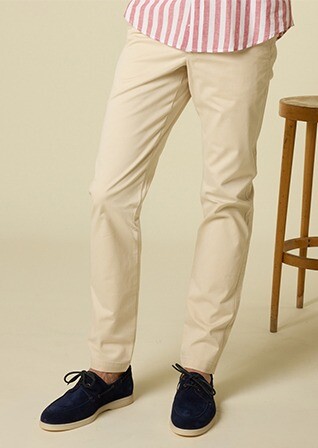 Pantalon chino homme Écru - KYRK