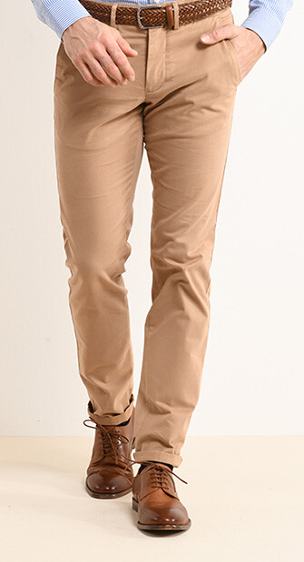 Pantalon chino homme Camel - KYRK