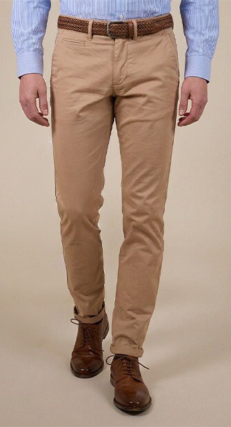 Pantalon chino homme Camel - KYRK
