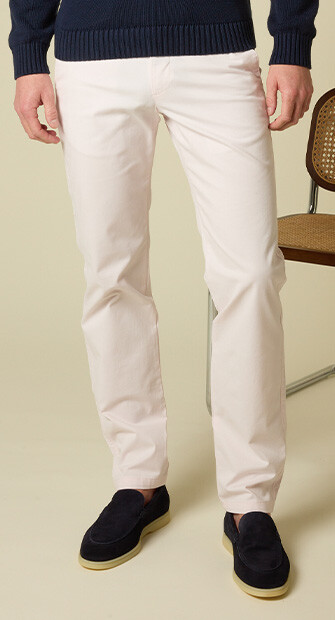 Pantalon chino homme Rose Pâle - KYRK