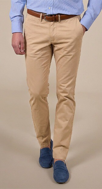 Pantalon chino homme Beige Foncé - KYRK