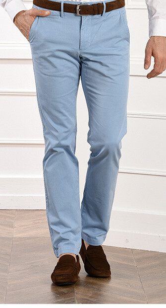 Pantalon chino homme Bleu Pâle - KYRK