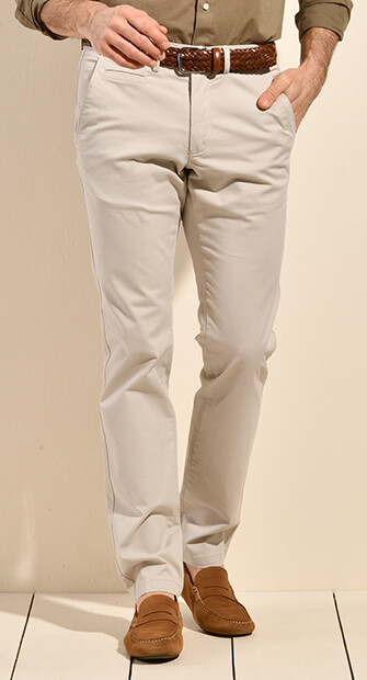Pantalon chino homme Greige - KYRK