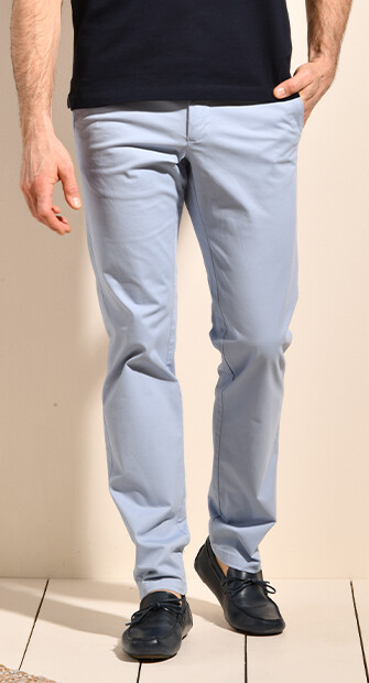 Pantalon chino homme Bleu Pâle II - KYRK
