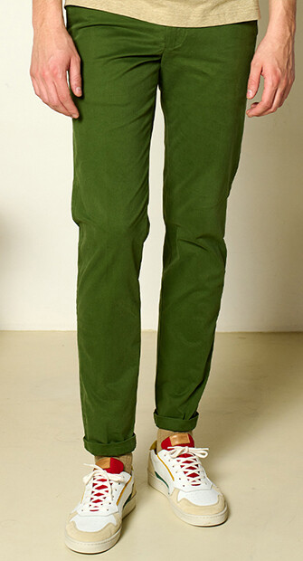 Pantalon chino homme Vert forêt - KYRK