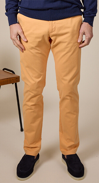 Pantalon chino homme Orange Pâle - KYRK