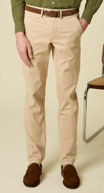 Pantalon chino homme Beige Foncé - KYRK
