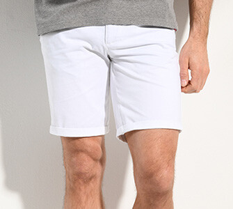 Bermuda chino homme Blanc - BARRY