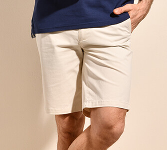 Bermuda chino homme Écru - BARRY