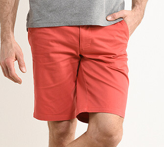 Bermuda chino homme Corail - BARRY