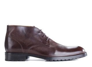 Desert boots homme Chocolat Patiné - WARWICK GOMME