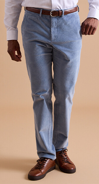 Pantalon Chino Bleu Gris - NORMAN