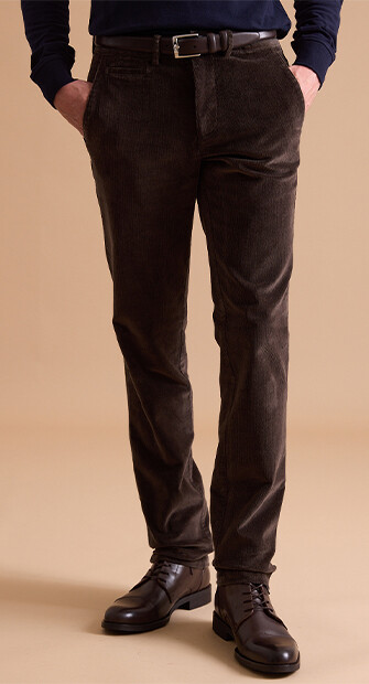 Pantalon Chino Brun - NORMAN