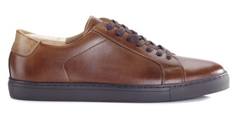 Sneakers homme Châtaigne Foncé Patiné - INGLEWOOD