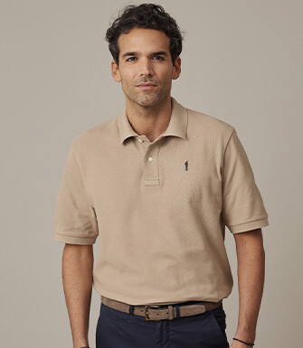 Polo homme Beige - GARETH