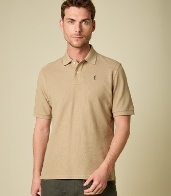 Polo homme Beige - GARETH