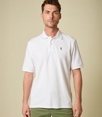 Polo Blanc homme - GARETH