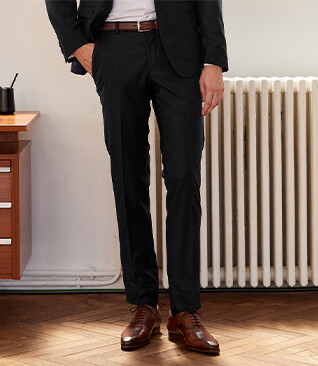 Pantalon de costume homme Noir - LAZARE