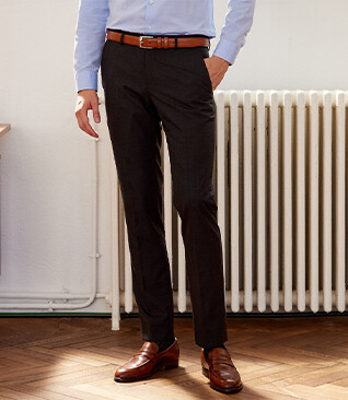 Pantalon de costume homme Gris Anthracite - LAZARE