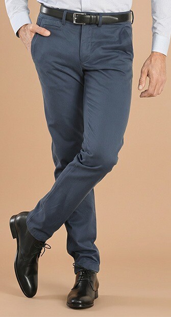 Pantalon chino homme Bleu - NIGEL II
