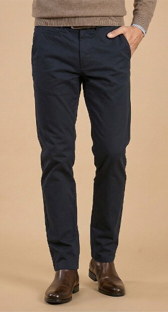 Pantalon chino homme Navy Foncé - NIGEL II