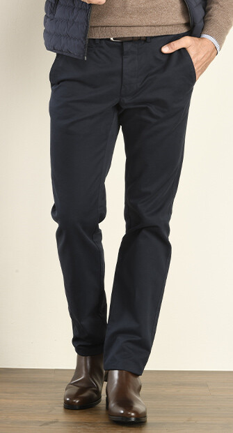 Pantalon chino homme Navy Foncé - NIGEL II