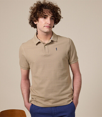 Polo homme Beige - ANDY II
