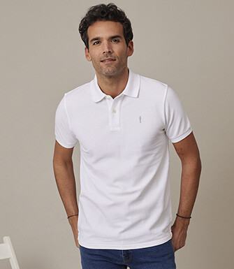Polo Blanc homme - ANDY II