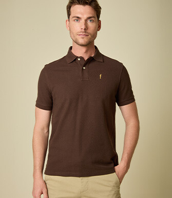 Polo homme Chocolat - ANDY II