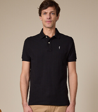 Polo homme Noir - ANDY II
