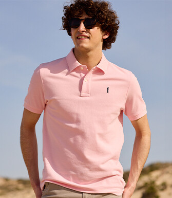 Polo homme Rose - ANDY II