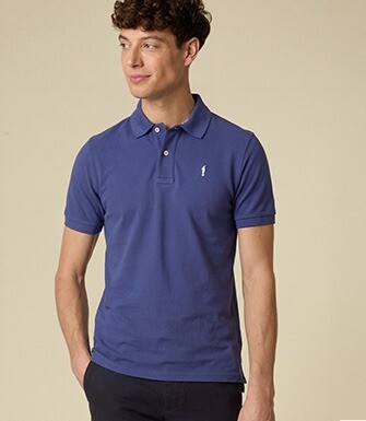 Polo Bleu Royal homme - ANDY II