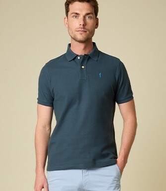 Polo Bleu Nordique homme - ANDY II