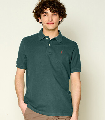 Polo Vert Foncé homme - ANDY II