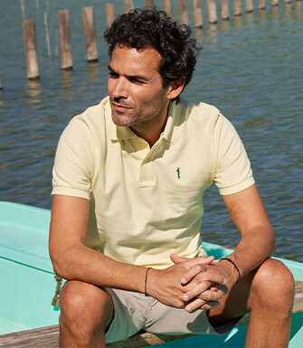 Polo Jaune Pâle homme - ANDY II