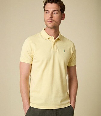 Polo Jaune Pâle homme - ANDY II