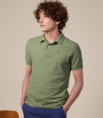 Polo homme Vert Sauge - ANDY II