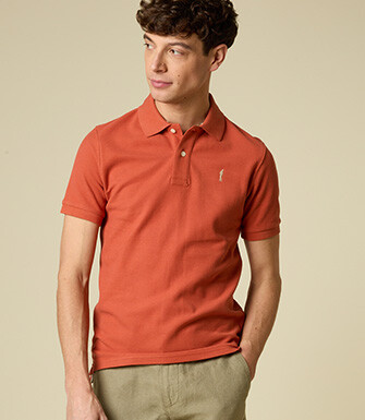 Polo homme - Rouille - ANDY II