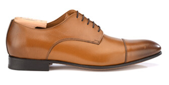 Derbies homme Gold Patiné semelle cuir - DURRINGTON