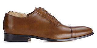 Richelieu homme Cognac Patiné  - RINGWOOD
