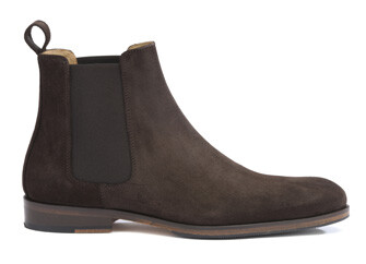 Chelsea boots homme Velours Brun - DAWSON II PATIN