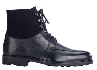 Boots homme Noir Grainé - KENT HIGH GOMME COUNTRY