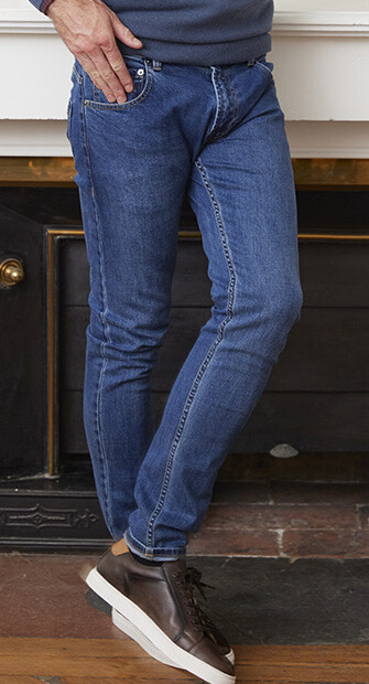 Jean homme Denim Stone Slim - RIDLEY