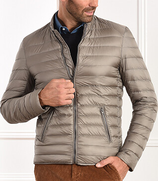 Doudoune légère hiver homme Taupe - SVEN
