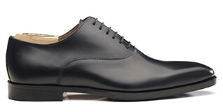 Richelieu homme Noir semelle cuir avec patin - TREMEZZO PATIN