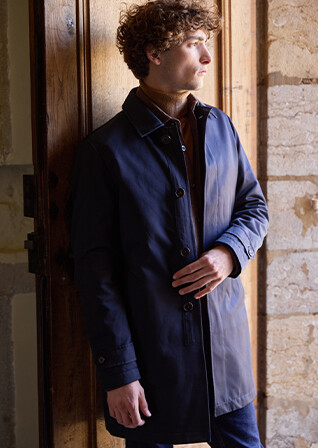 Trench homme Bleu Marine - AURÈLE II